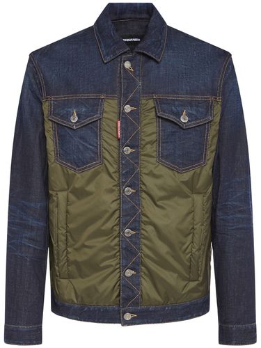 Chaqueta De Denim Acolchada - DSQUARED2 - Modalova