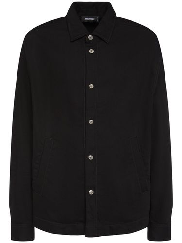 Camicia Icon Black In Denim - DSQUARED2 - Modalova