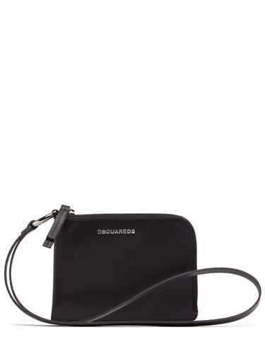 Cartera De Piel Con Logo - DSQUARED2 - Modalova