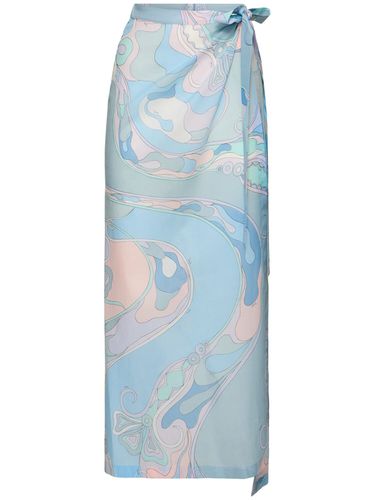 Printed Cotton Muslin Sarong Skirt - PUCCI - Modalova