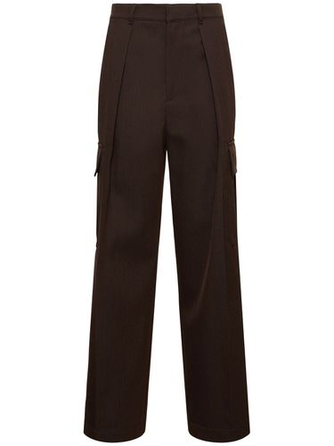 Pantaloni Cargo In Lana - BURBERRY - Modalova