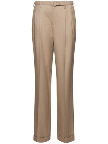 Gerade Hose Aus Wolle „stamford“ - RALPH LAUREN COLLECTION - Modalova