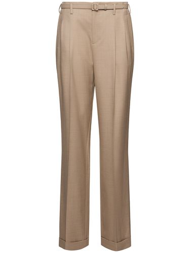 Pantalones Rectos Plisados - RALPH LAUREN COLLECTION - Modalova