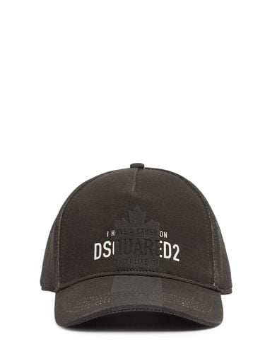 Baseballkappe Aus Baumwolle Mit Logo - DSQUARED2 - Modalova