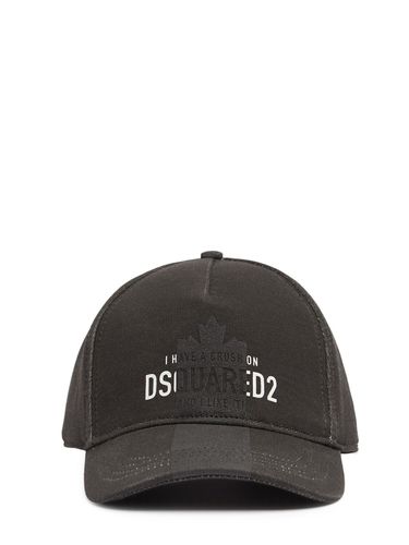 Gorra De Algodón Con Logo - DSQUARED2 - Modalova