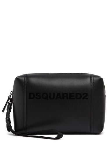 Beutel Aus Leder Mit Logo - DSQUARED2 - Modalova