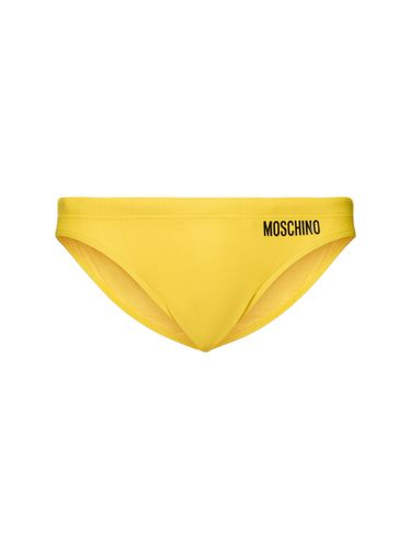 Bañador Slip Iconic Archive - MOSCHINO - Modalova