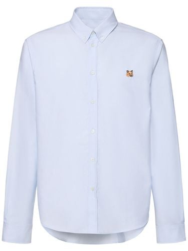 Mini Fox Head Classic Shirt - MAISON KITSUNÉ - Modalova