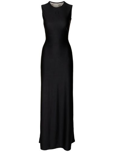 Sleeveless Draped Jersey Long Dress - MARINE SERRE - Modalova