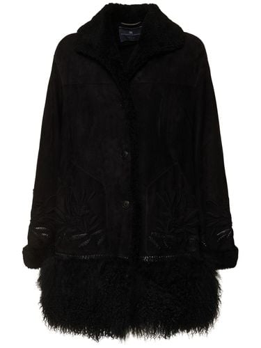 Shearling Coat - ERMANNO SCERVINO - Modalova