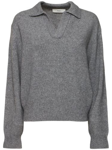 Collared Wool Blend Sweater - DUNST - Modalova