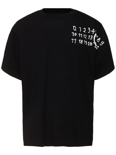 Camiseta De Algodón Glow-in-the-dark - MM6 MAISON MARGIELA - Modalova