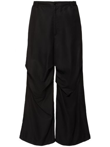 Pantalones De Nylon Con Pierna Ancha - MM6 MAISON MARGIELA - Modalova