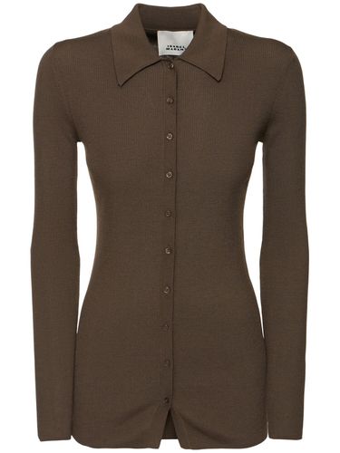 Elvira Wool Blend Cardigan - ISABEL MARANT - Modalova