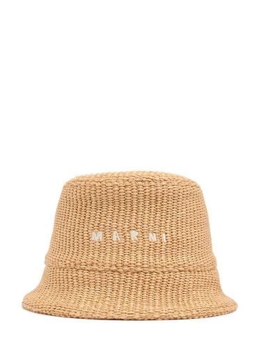 Gorro Bucket De Algodón Con Logo - MARNI - Modalova