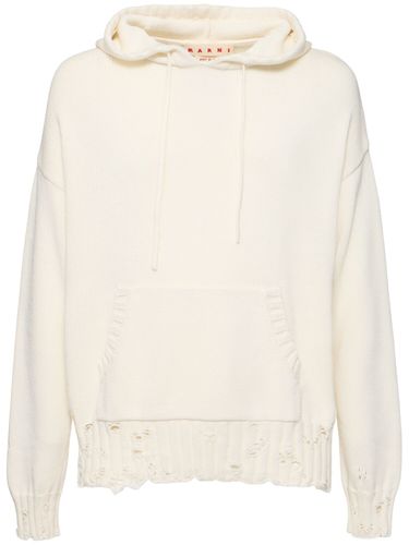 Hooded Knit Sweater - MARNI - Modalova