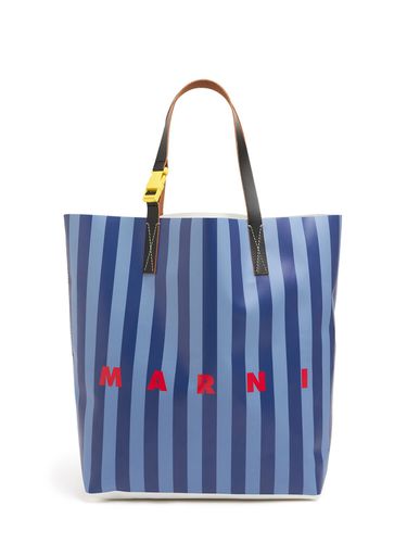 Borsa Shopping A Righe - MARNI - Modalova