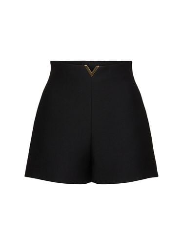 Crepe Couture Shorts - VALENTINO - Modalova