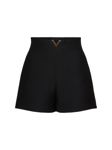 Shorts Aus Crepe-couture - VALENTINO - Modalova