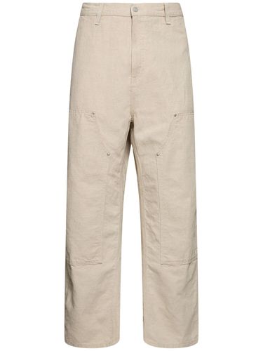 Pantalones De Lona Con Rodilla Doble - CARHARTT WIP - Modalova