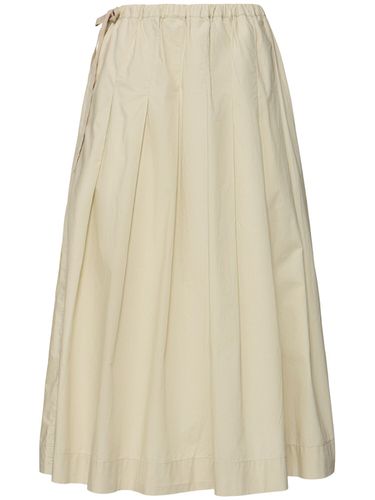 Amalia Elastic Waist Cotton Midi Skirt - SOEUR - Modalova