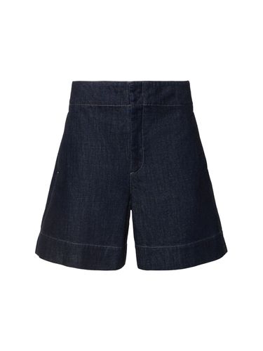 Shorts De Denim Con Cintura Alta - SOEUR - Modalova