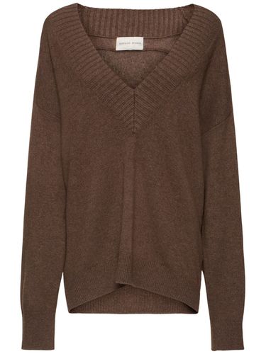 Maglia Sage In Cashmere / Scollo A V - LOULOU STUDIO - Modalova