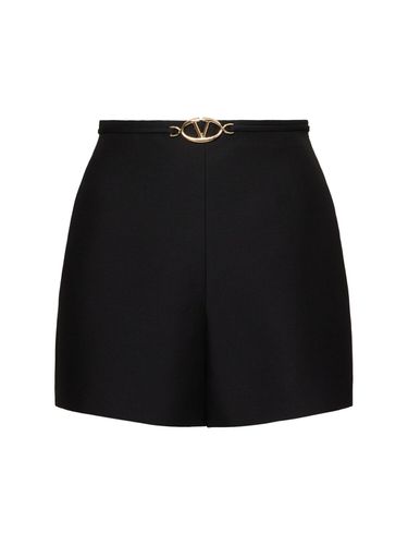 Shorts Aus Crepe-couture - VALENTINO - Modalova