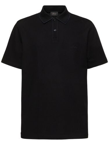 Camiseta Polo De Algodón Piqué - BRIONI - Modalova