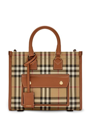 Bolso De Mano Pequeño Freya De Lona - BURBERRY - Modalova