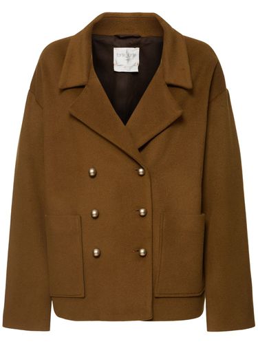 Abrigo Peacoat De Terciopelo - FORTE_FORTE - Modalova