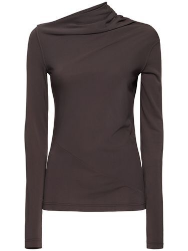 Top In Jersey Drappeggiato - TOTEME - Modalova