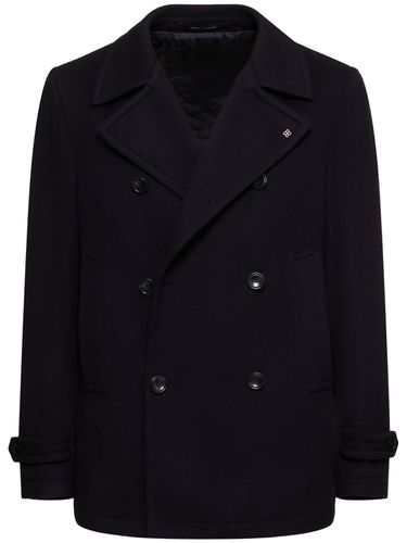 Peacoat In Lana E Cashmere - TAGLIATORE - Modalova