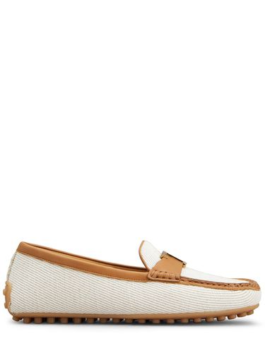 Mm Canvas & Leather Loafers - TOD'S - Modalova