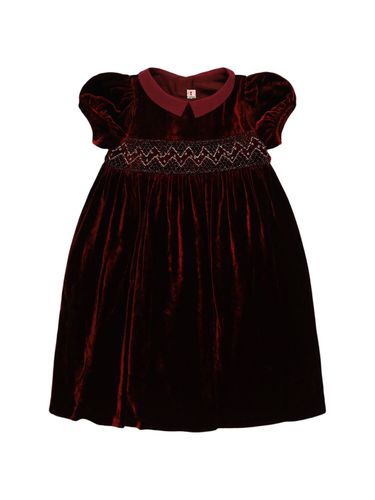 Silk Blend Velvet Dress - BONPOINT - Modalova