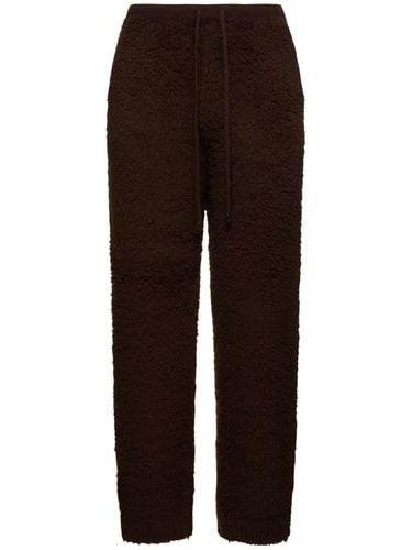 Wool Blend Boa Knit Pants - AURALEE - Modalova