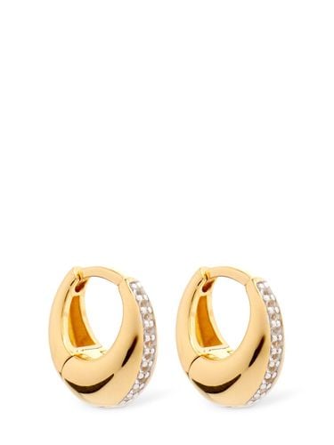 Mini Topaz Graduated Hoop Earrings - OTIUMBERG - Modalova