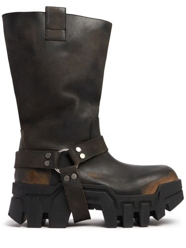 Lederstiefel „bulldozer“ - BALENCIAGA - Modalova