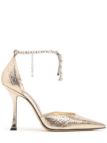 Mm Stevie Crackled Leather Pumps - JIMMY CHOO - Modalova