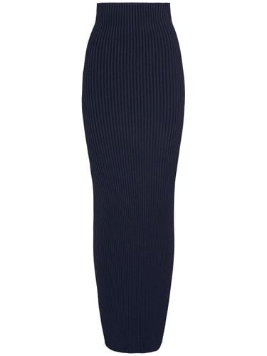 Aprile Viscose Stretch Crepe Rib Skirt - MAX MARA - Modalova