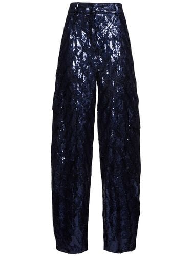 Sequined Cargo Pants - ROTATE - Modalova