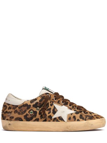 Mm Super-star Pony Hair Sneakers - GOLDEN GOOSE - Modalova