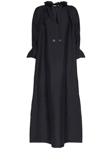 Vestido Midi De Lino - MAX MARA - Modalova