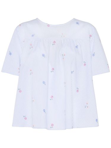 Editta Embroidered Poplin Top - WEEKEND MAX MARA - Modalova