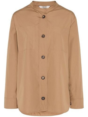 Camisa De Popelina De Algodón Sin Cuello - 'S MAX MARA - Modalova