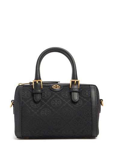 Bolso Barrel T Monogram De Lona - TORY BURCH - Modalova