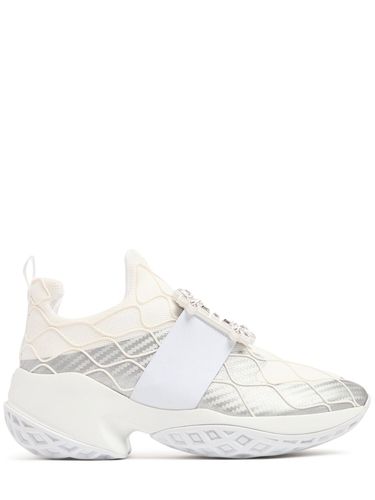 Sneakers Aus Baumwolle Und Mesh „viv Run“ - ROGER VIVIER - Modalova