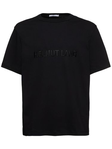 T-shirt In Cotone Con Logo - HELMUT LANG - Modalova