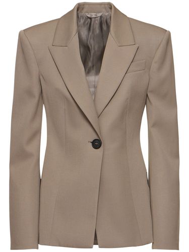 Blazer Monopetto In Gabardina - THE ATTICO - Modalova