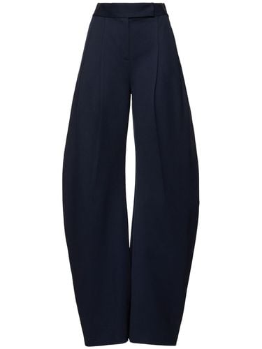 Gary Gabardine Wide Pants - THE ATTICO - Modalova